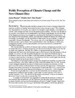 Public Perception of Climate Change and the New Climate Dice